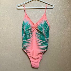Xhilaration One Piece Coral Swimsuit